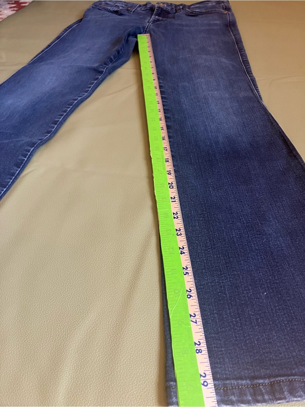 7 For All Mankind Kimmie Bootcut Dark Blue Jeans Size 30 - Picture 8 of 8